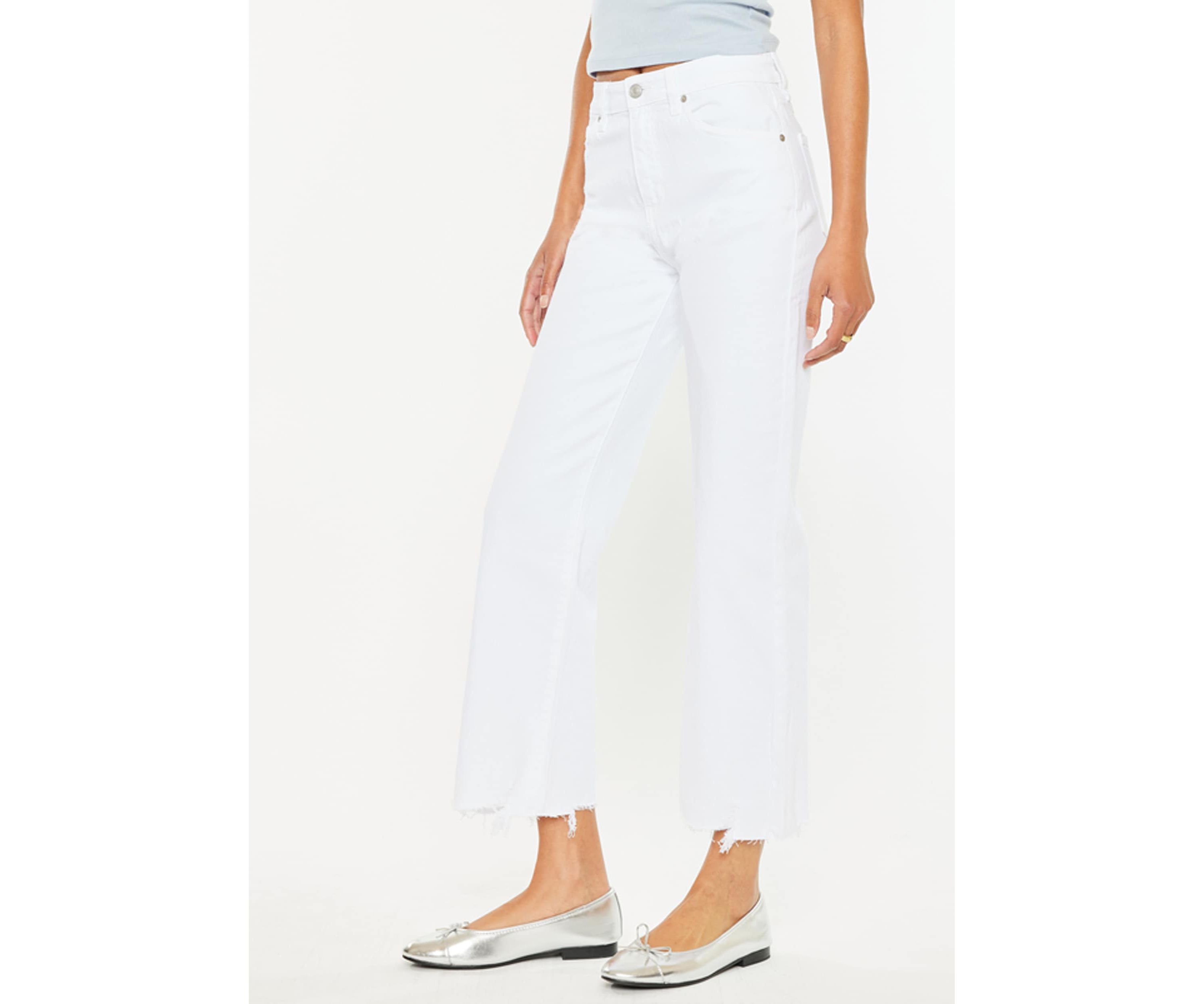 Skyla High Rise Slim Wide Leg Jeans