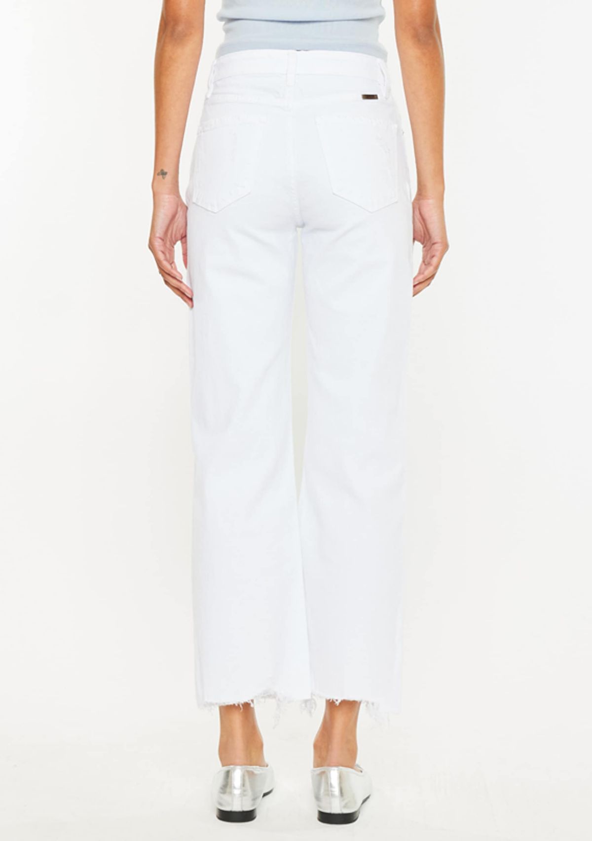 Skyla High Rise Slim Wide Leg Jeans