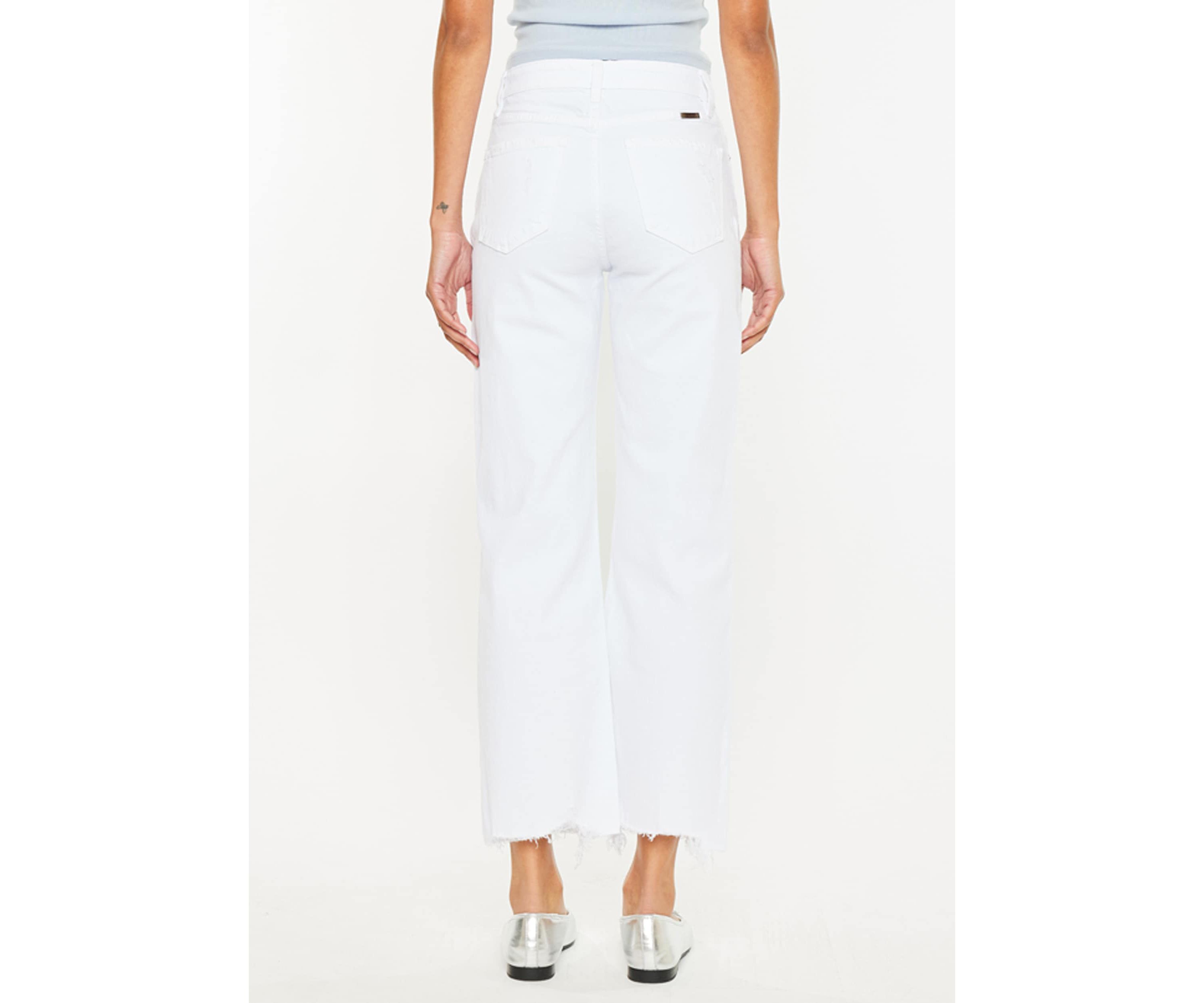 Skyla High Rise Slim Wide Leg Jeans