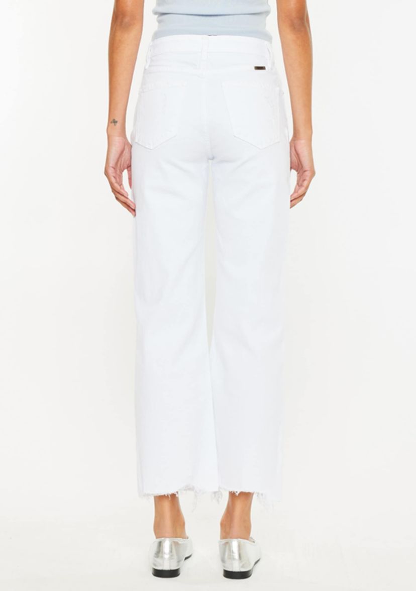 Skyla High Rise Slim Wide Leg Jeans