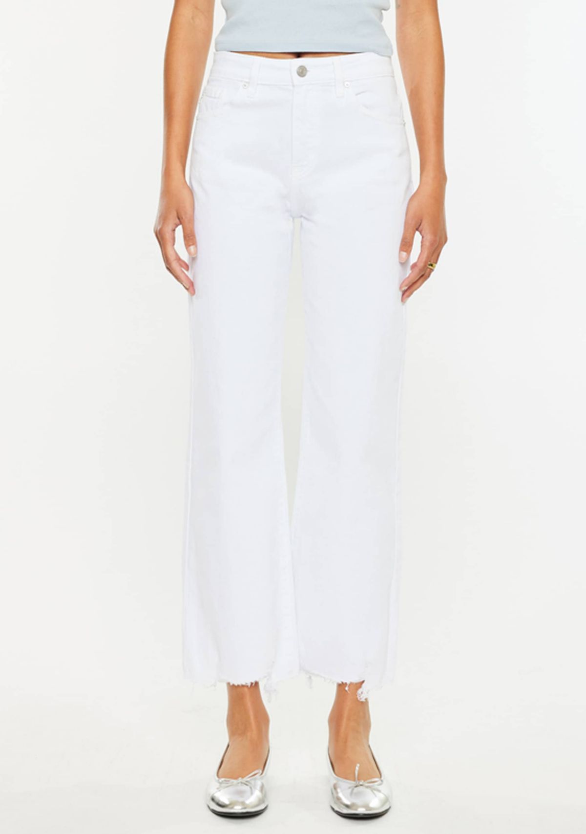 Skyla High Rise Slim Wide Leg Jeans