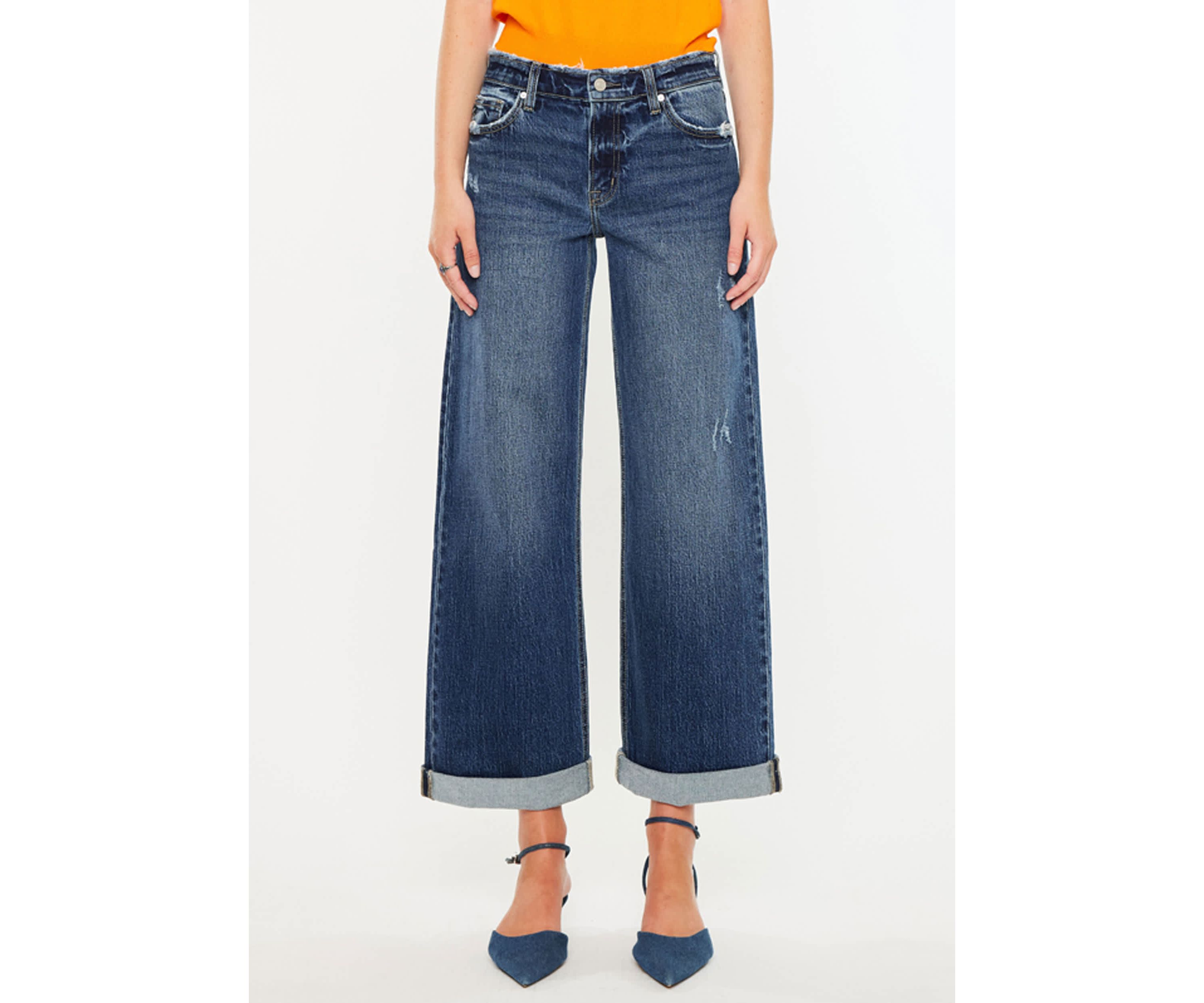 Rosie High Rise Wide Leg Jeans