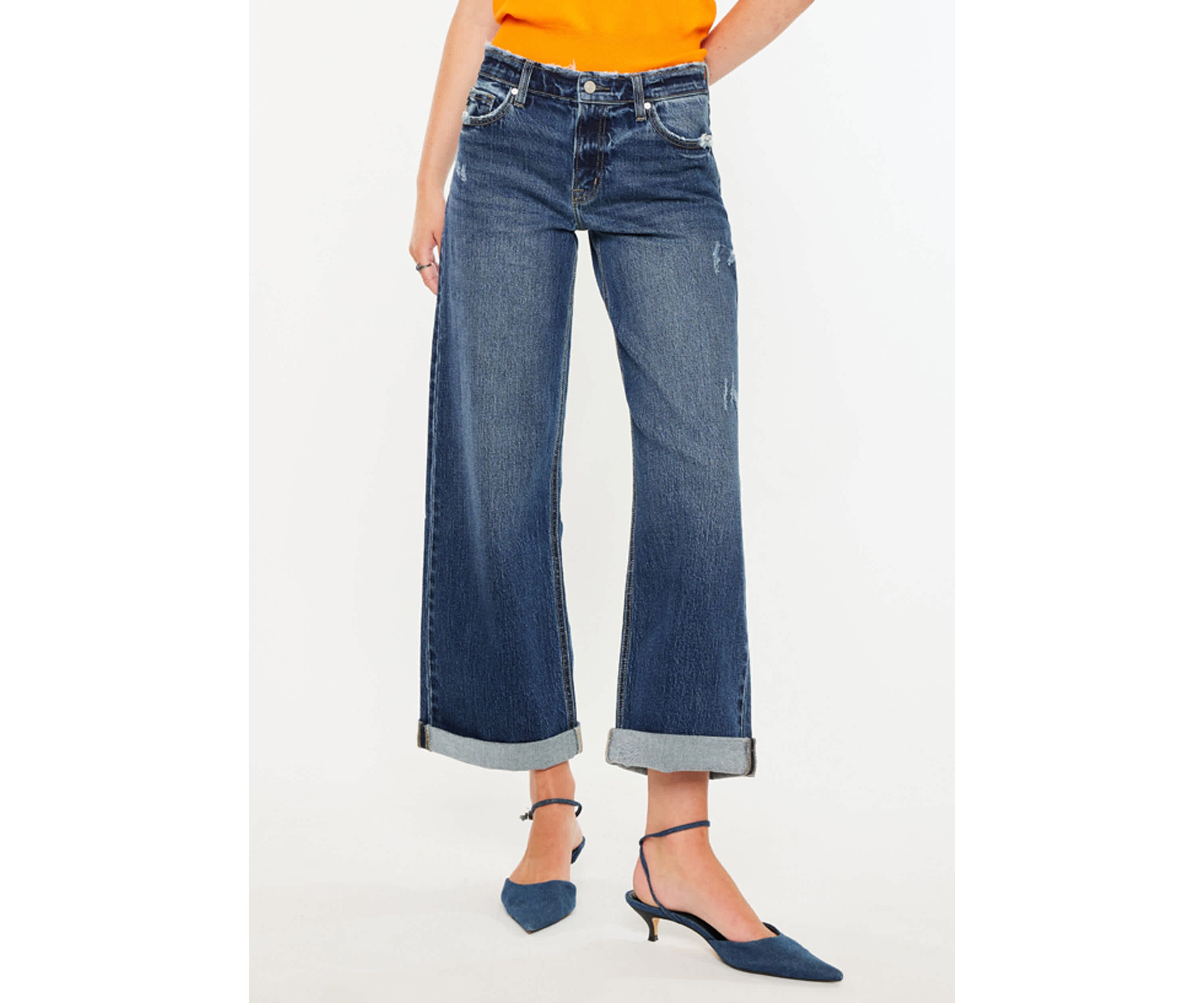 Rosie High Rise Wide Leg Jeans