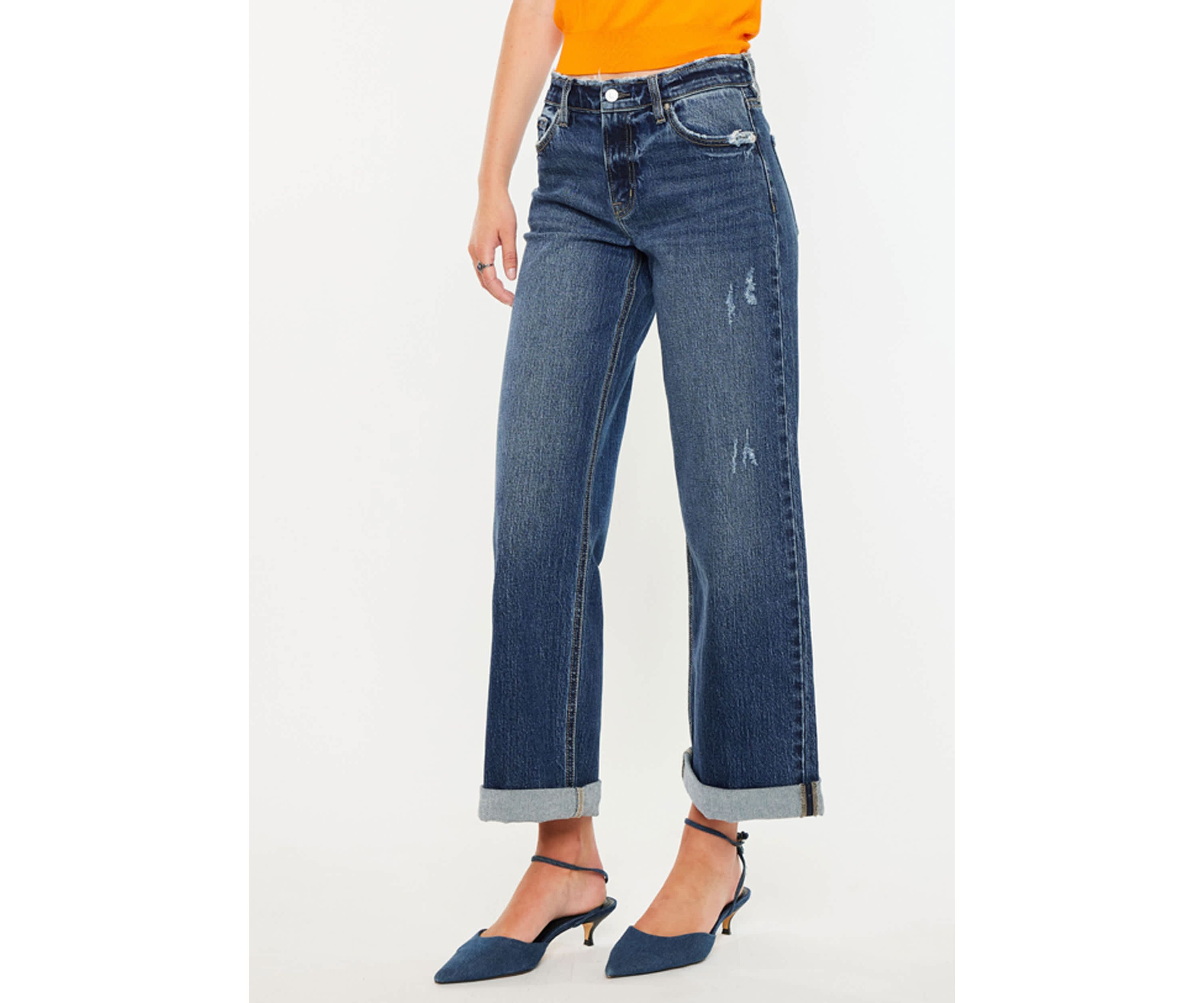 Rosie High Rise Wide Leg Jeans