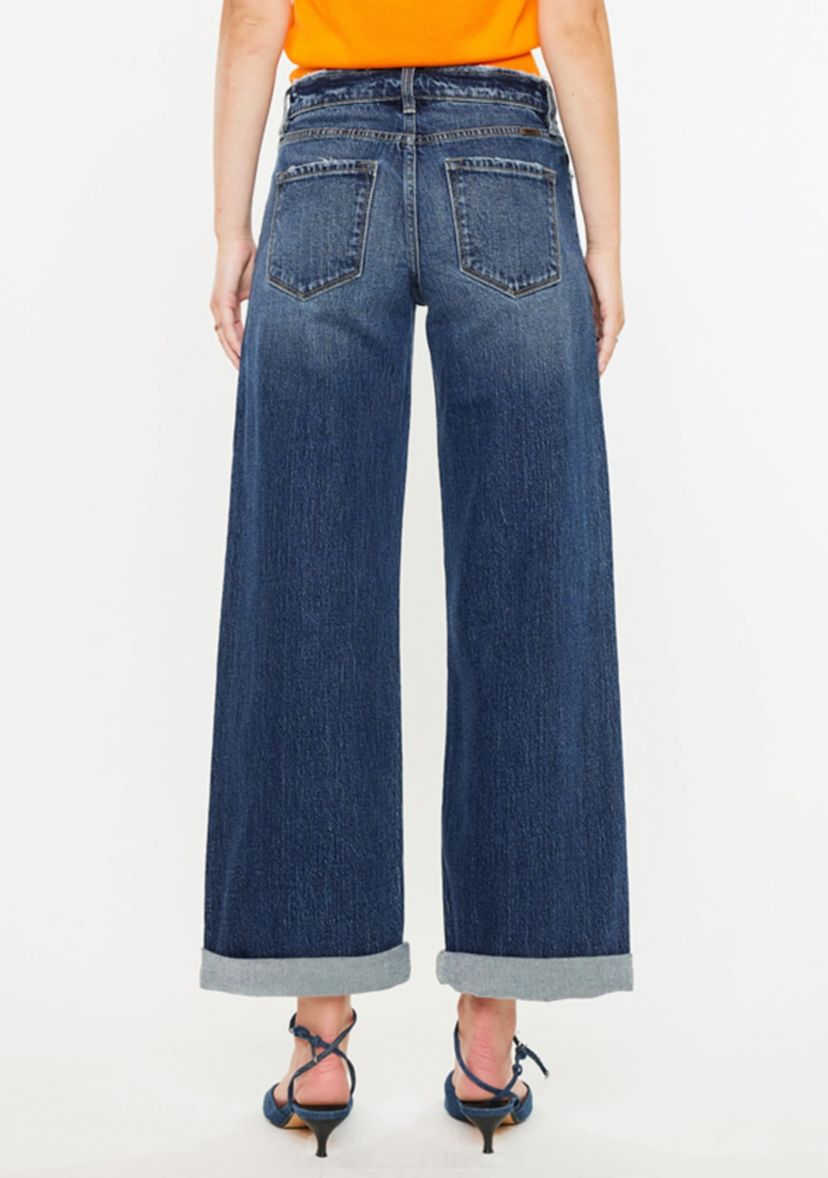 Rosie High Rise Wide Leg Jeans
