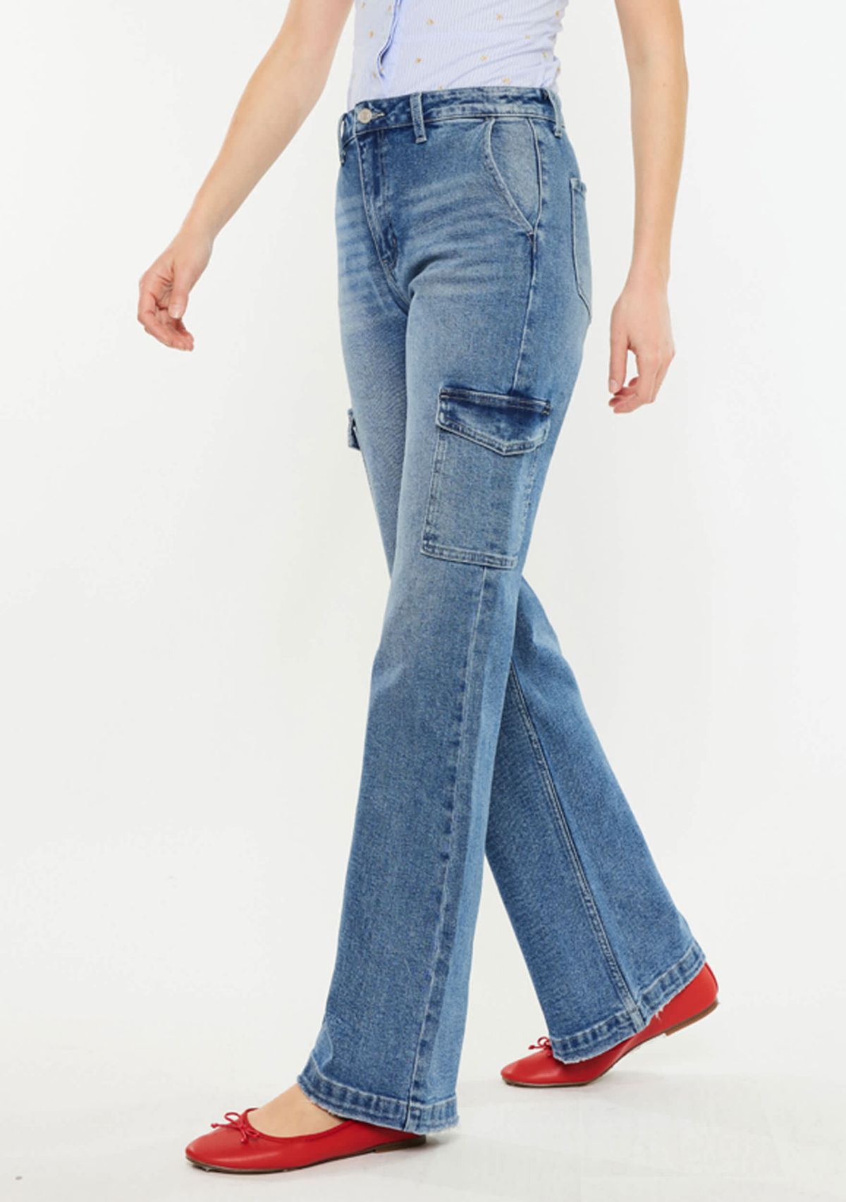 Aspen High Rise Wide Flare Jeans