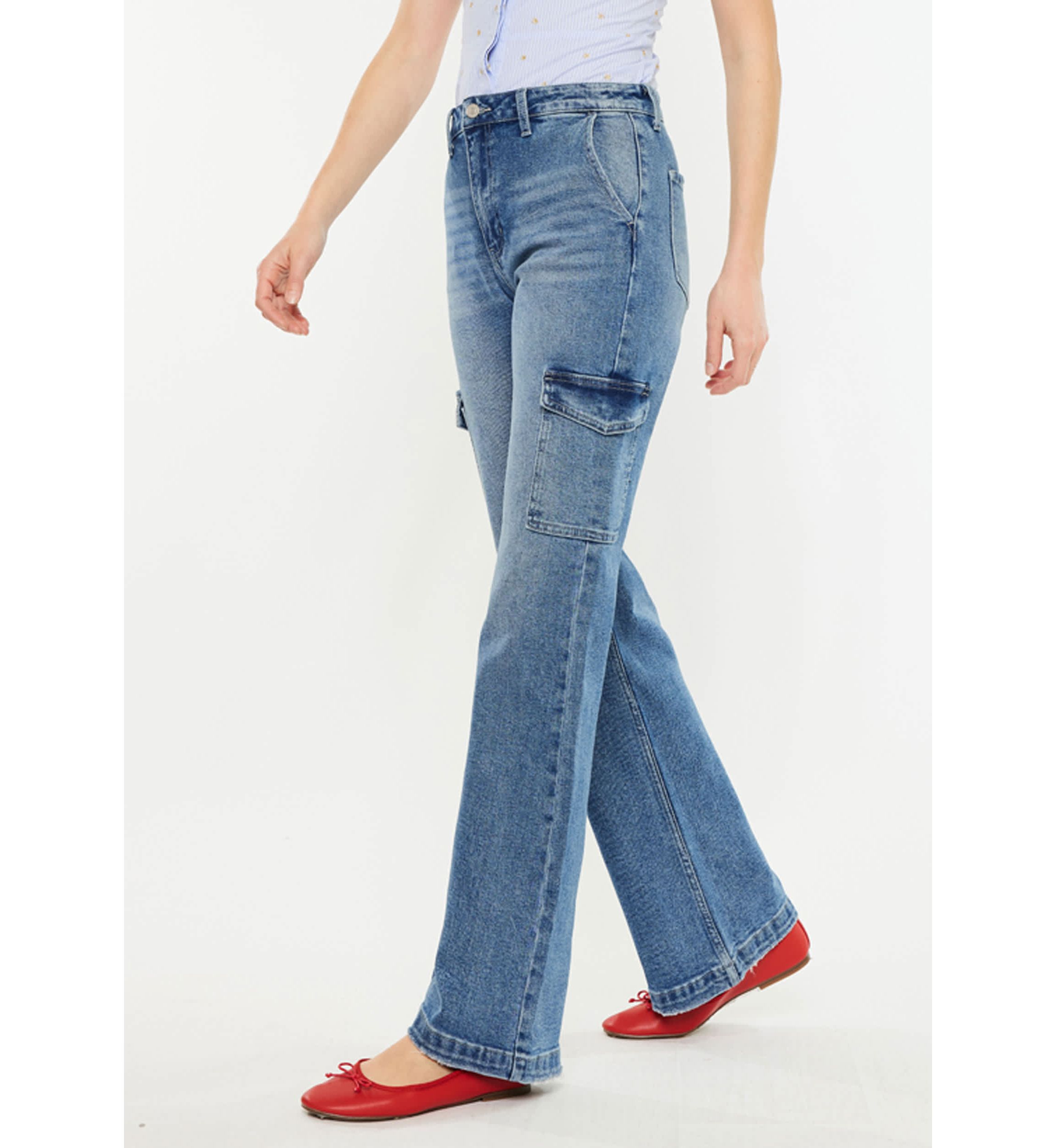 Aspen High Rise Wide Flare Jeans