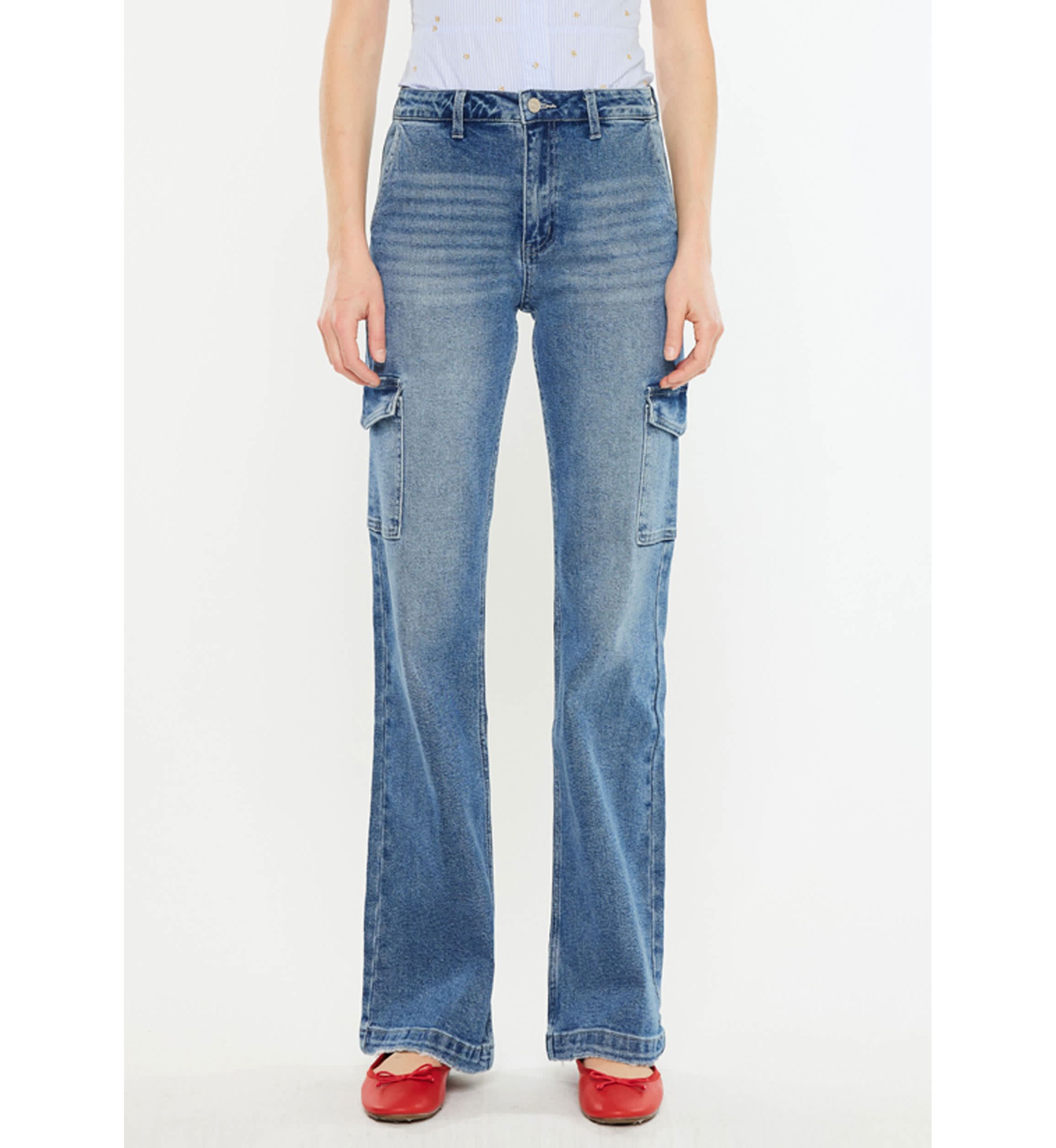 Aspen High Rise Wide Flare Jeans