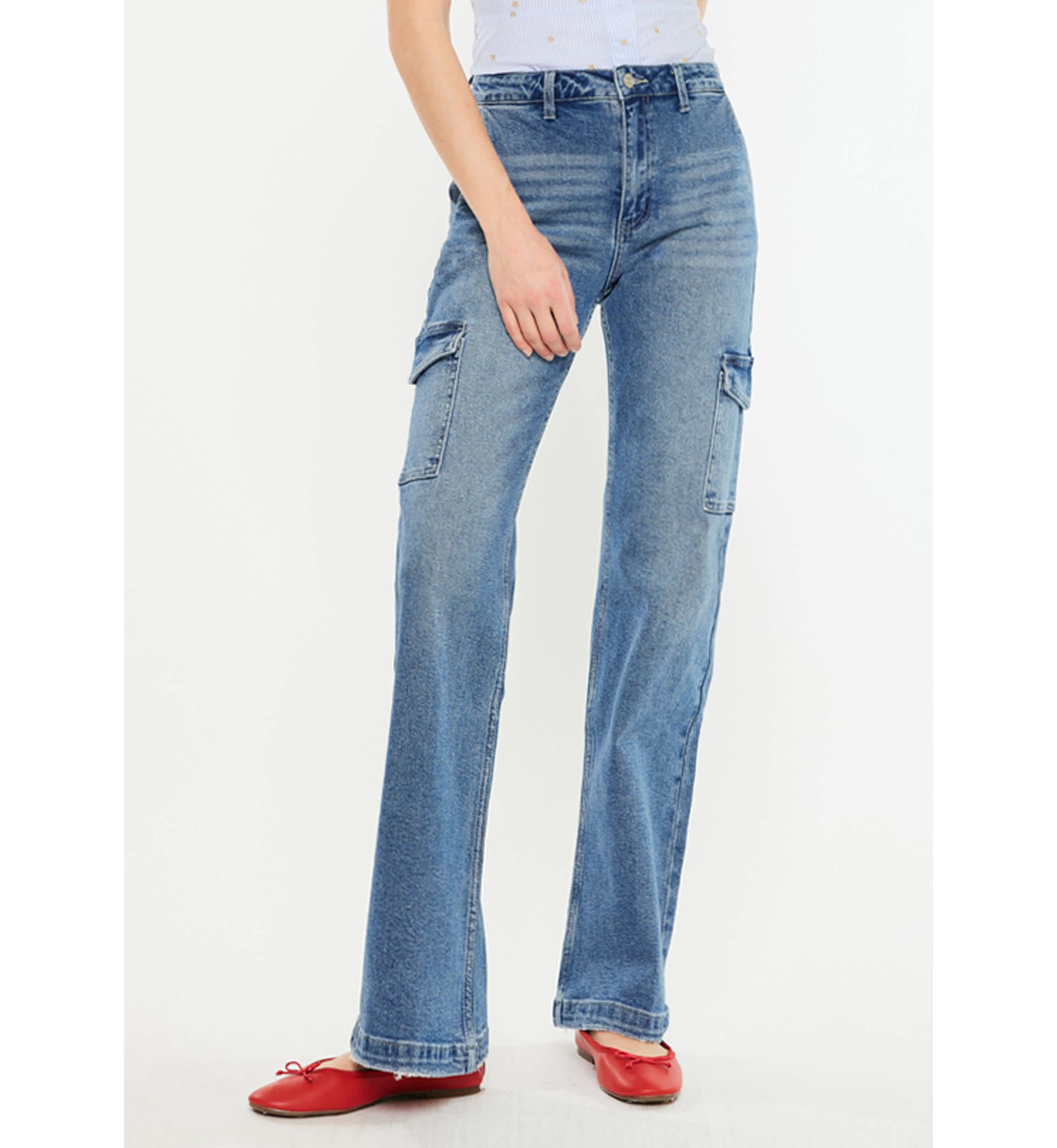Aspen High Rise Wide Flare Jeans