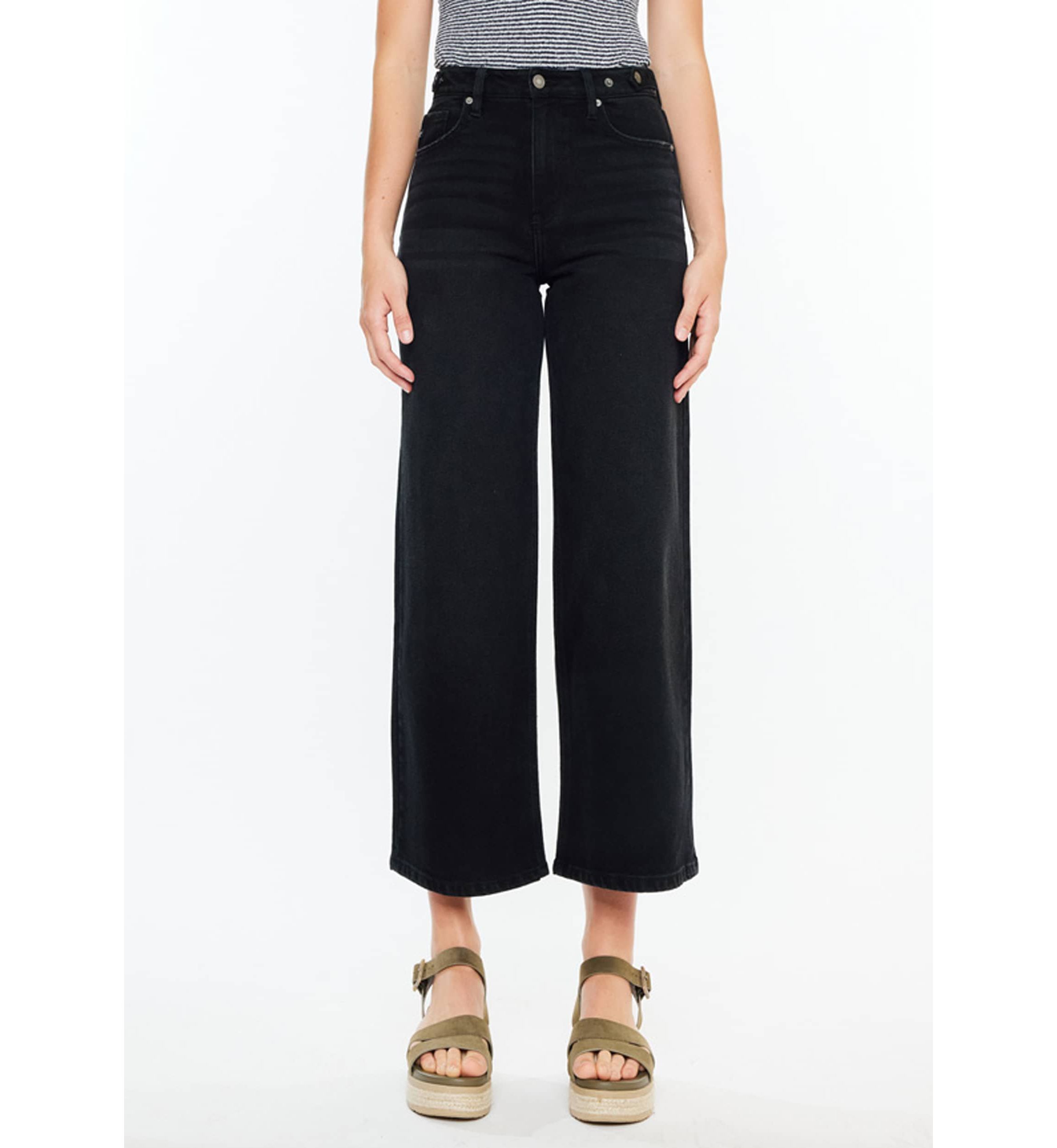 Victoria Ultra High Rise Cropped Wide Leg