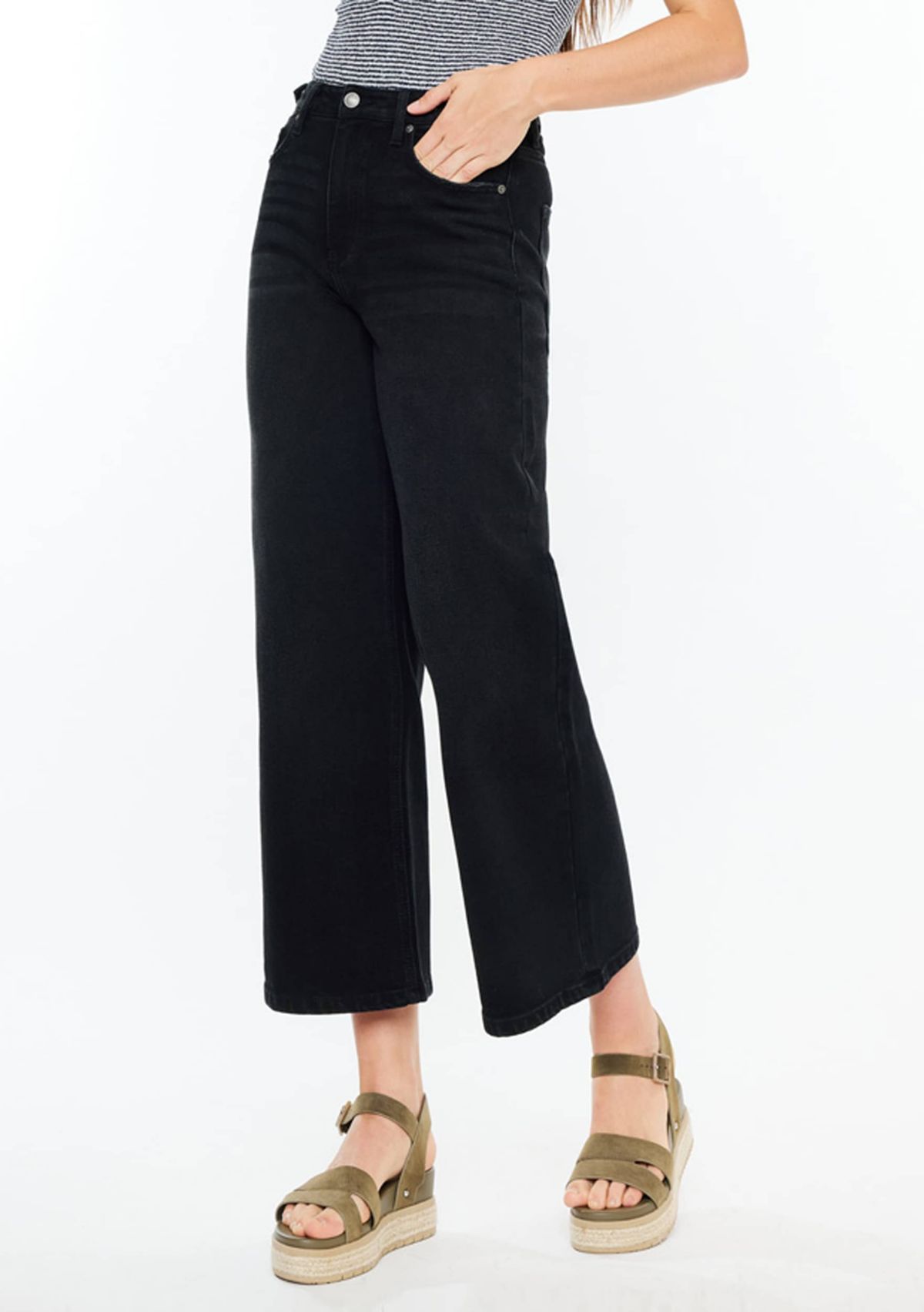 Victoria Ultra High Rise Cropped Wide Leg