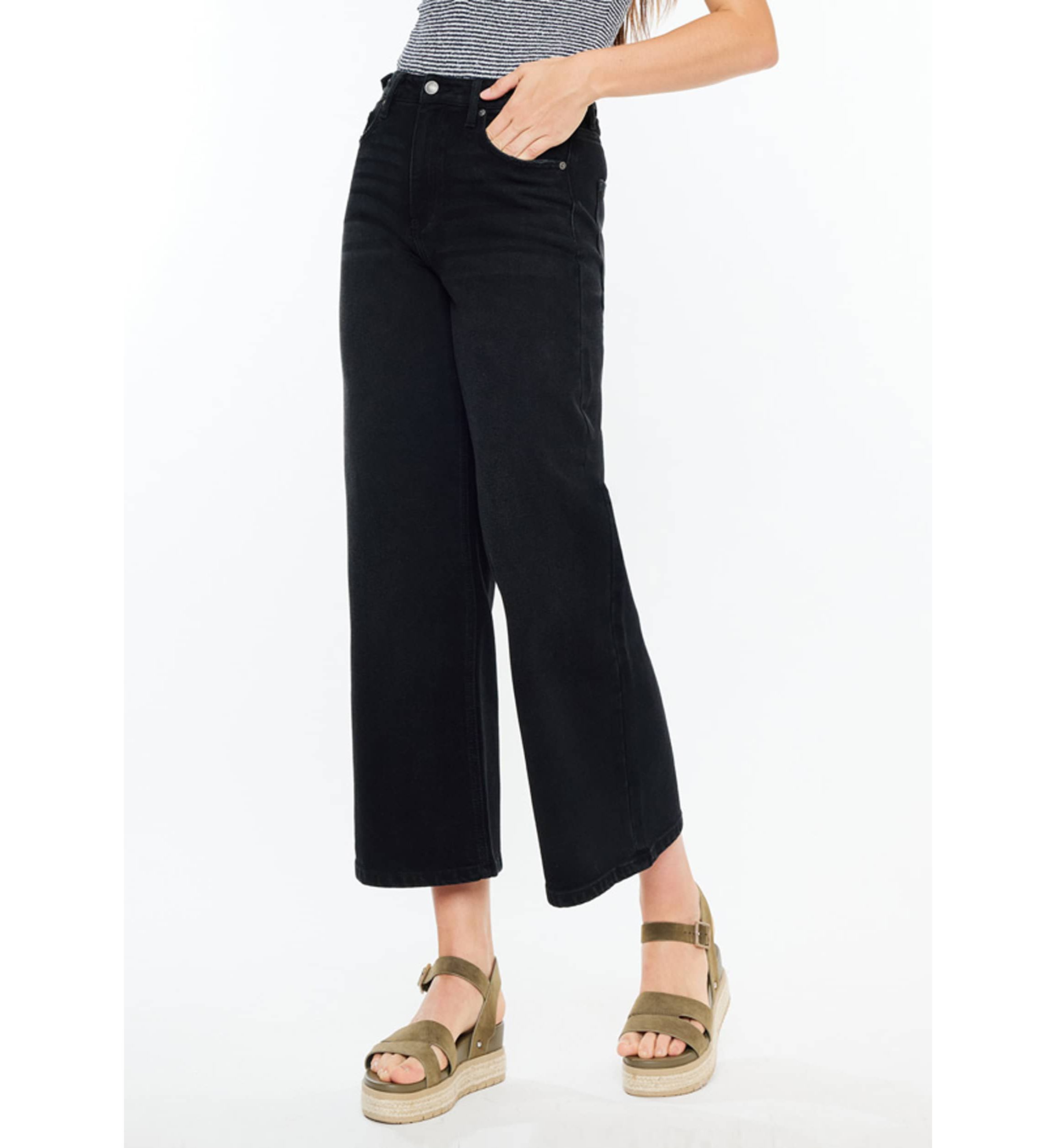 Victoria Ultra High Rise Cropped Wide Leg