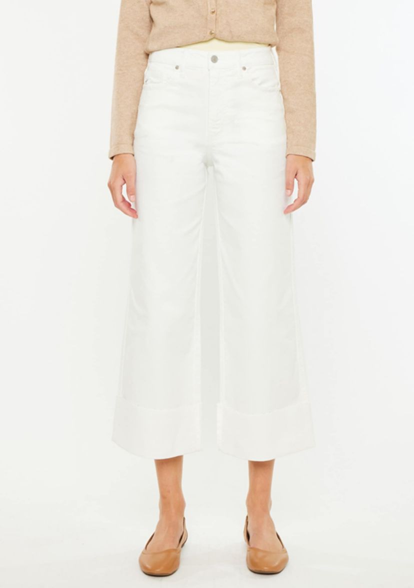 Sammie High Rise 90s Cropped Wide Leg