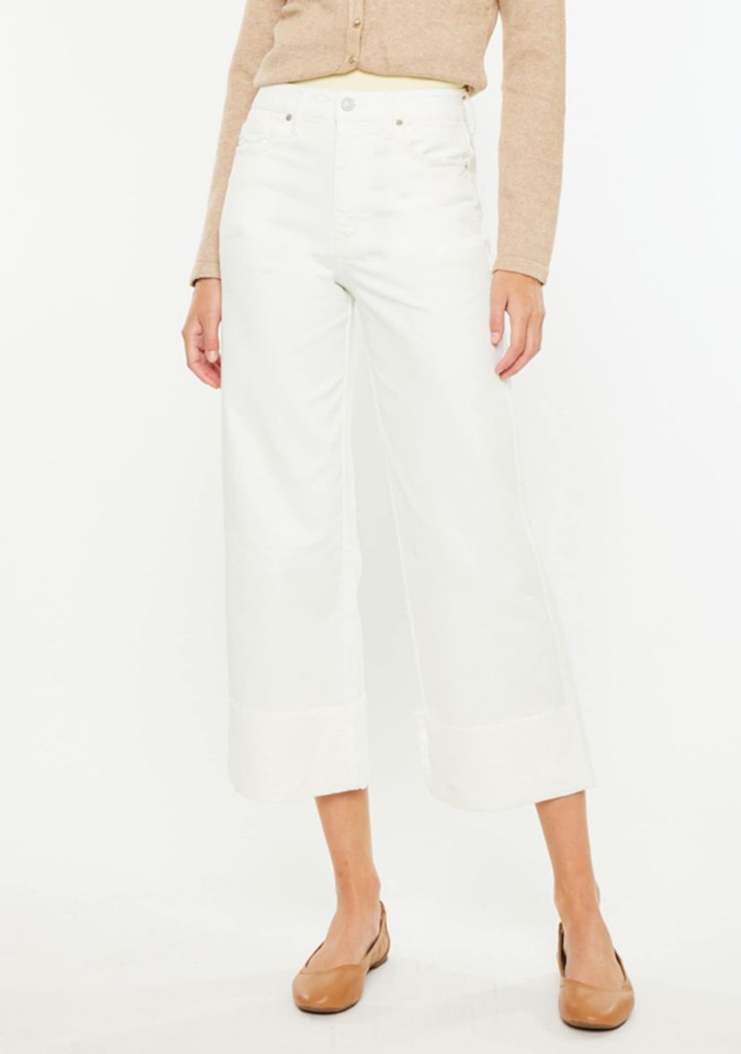 Sammie High Rise 90s Cropped Wide Leg