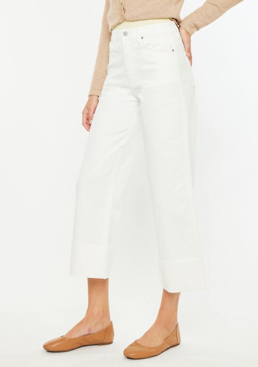 Sammie High Rise 90s Cropped Wide Leg