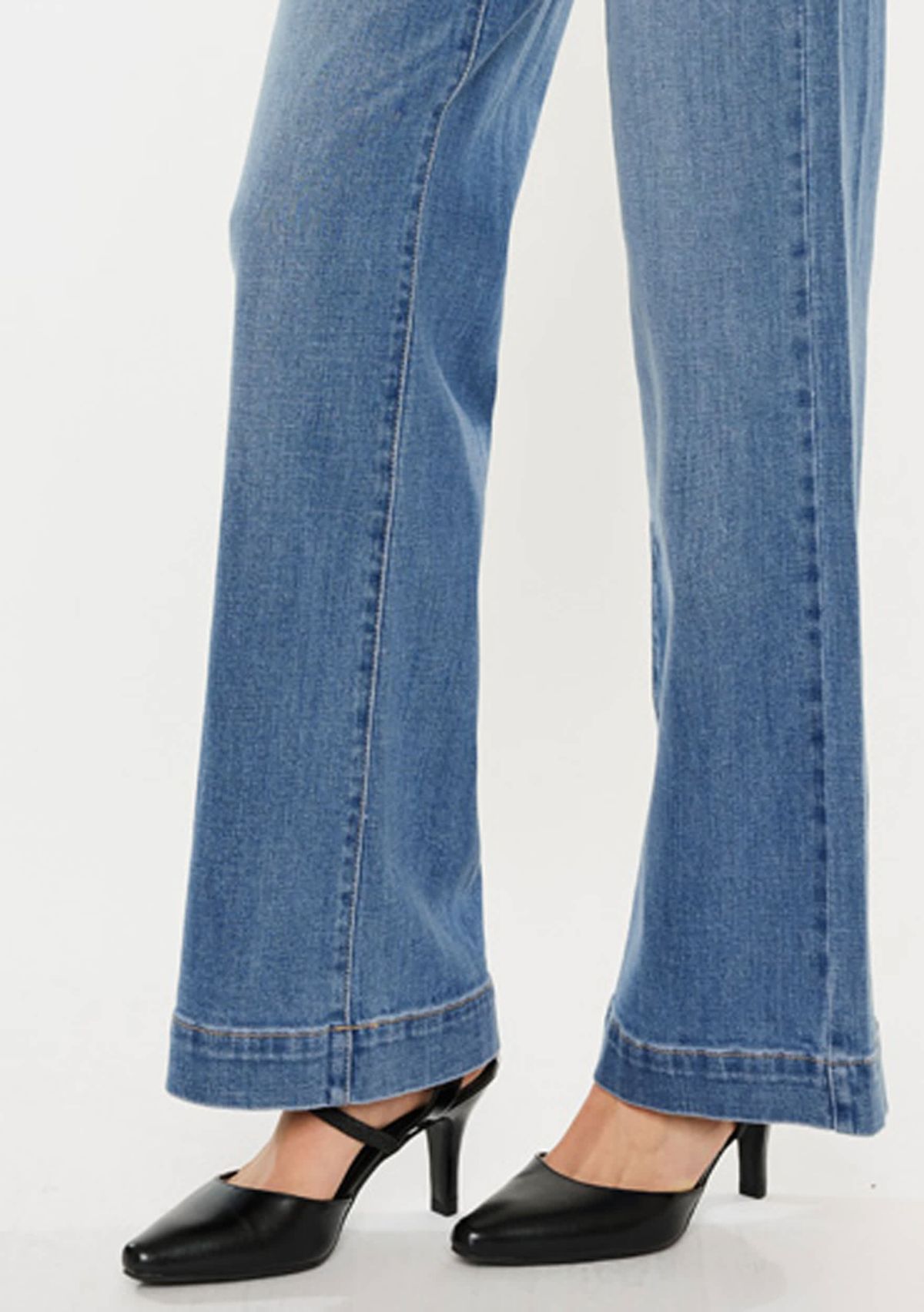 Bertha High Rise Trouser Wide Leg Jeans