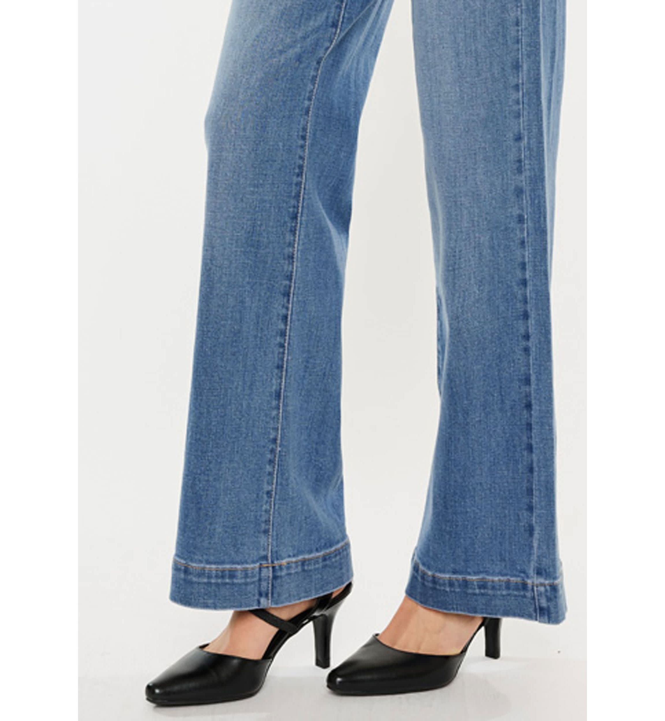 Bertha High Rise Trouser Wide Leg Jeans