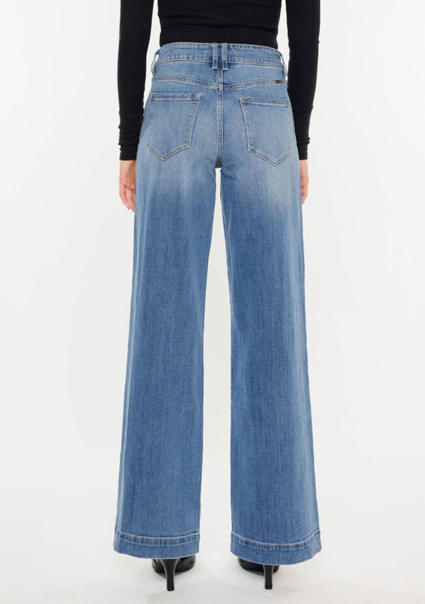 Bertha High Rise Trouser Wide Leg Jeans