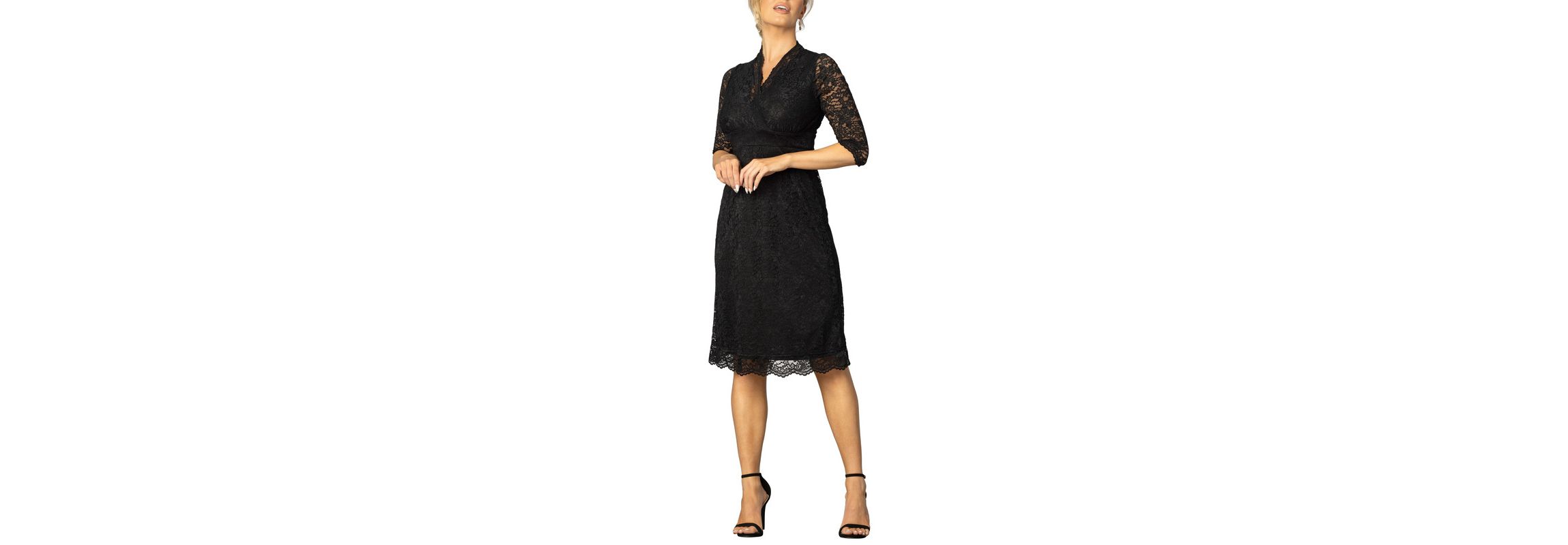 Womens Scalloped Boudoir Lace Cocktail Dress