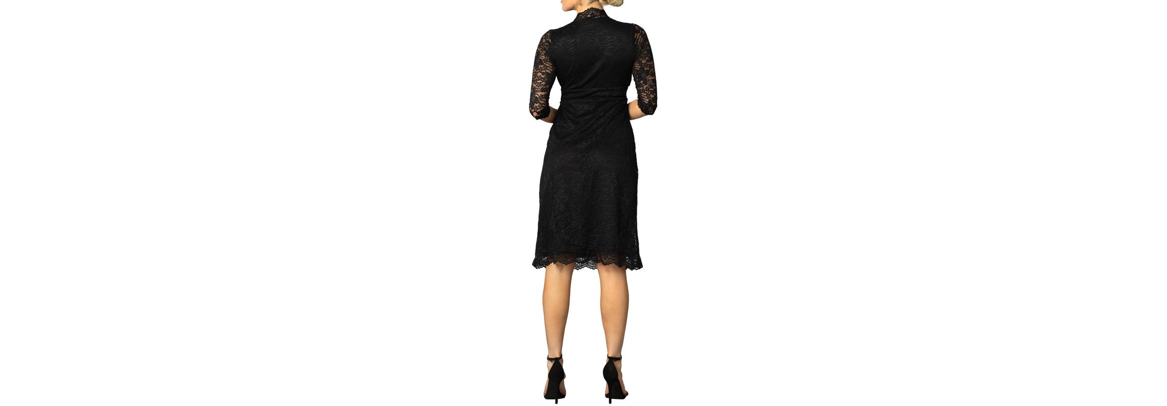 Womens Scalloped Boudoir Lace Cocktail Dress