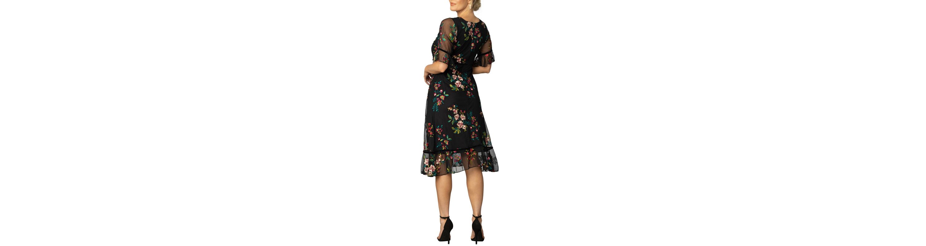 Womens Wildflower Embroidered Floral Mesh Dress