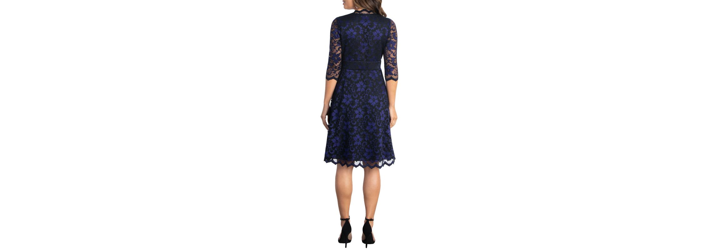 Womens Mon Cherie Floral Lace Cocktail Dress