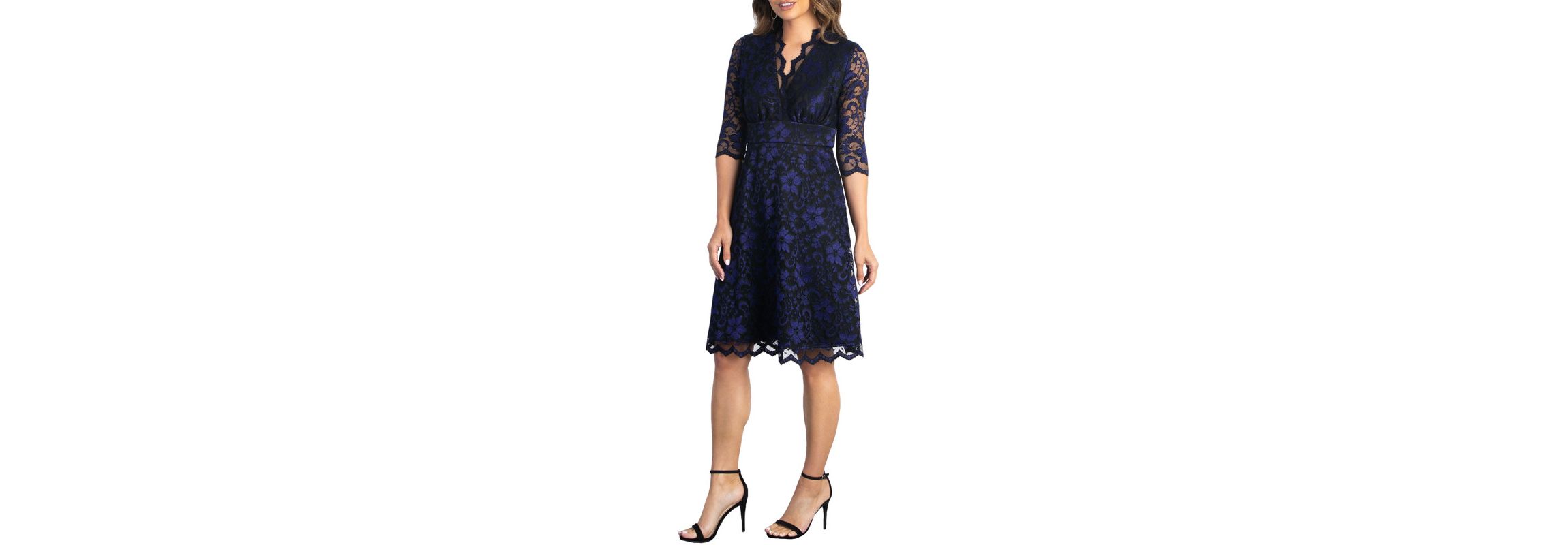 Womens Mon Cherie Floral Lace Cocktail Dress