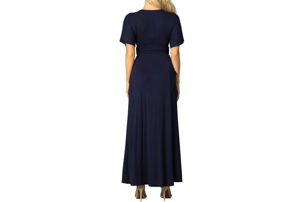 Womens Indie Flair Maxi Dress with Kimono Sleeves