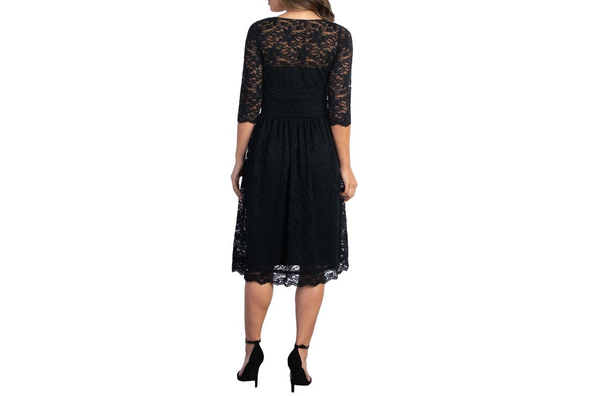 Womens Luna Lace Cocktail Midi Dress
