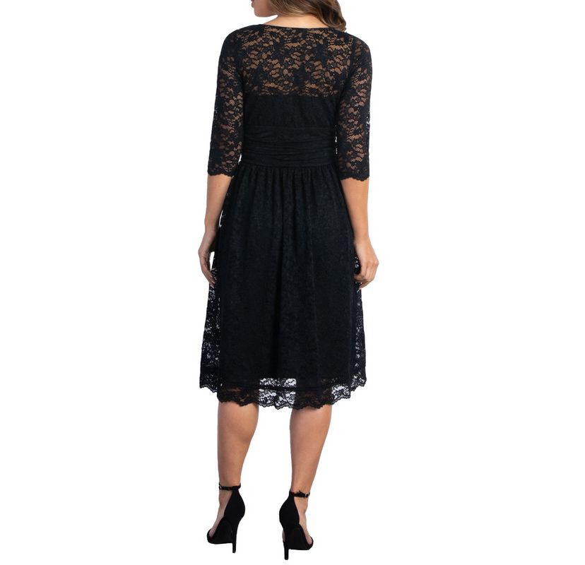 Womens Luna Lace Cocktail Midi Dress