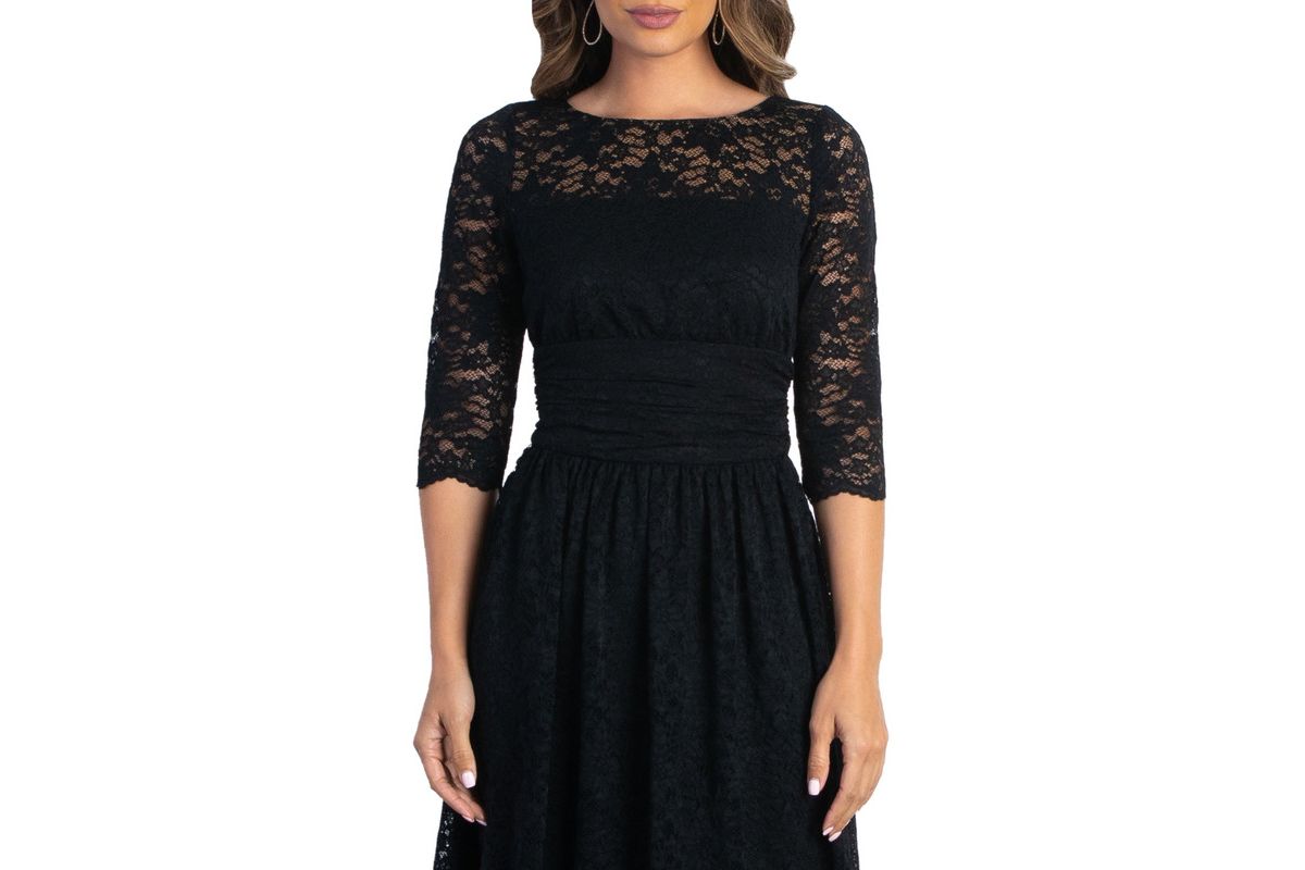 Womens Luna Lace Cocktail Midi Dress