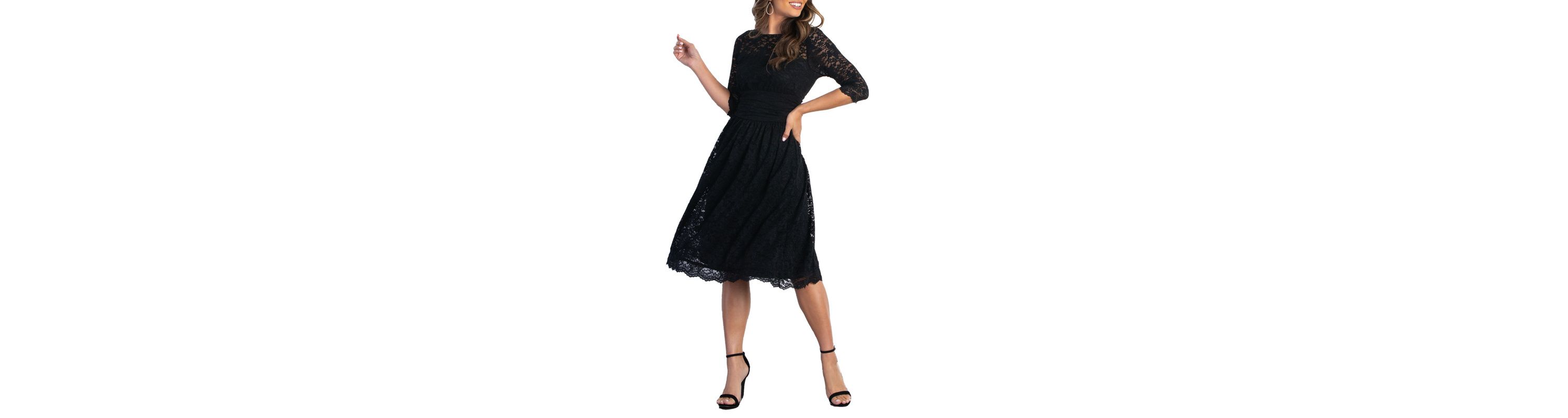 Womens Luna Lace Cocktail Midi Dress