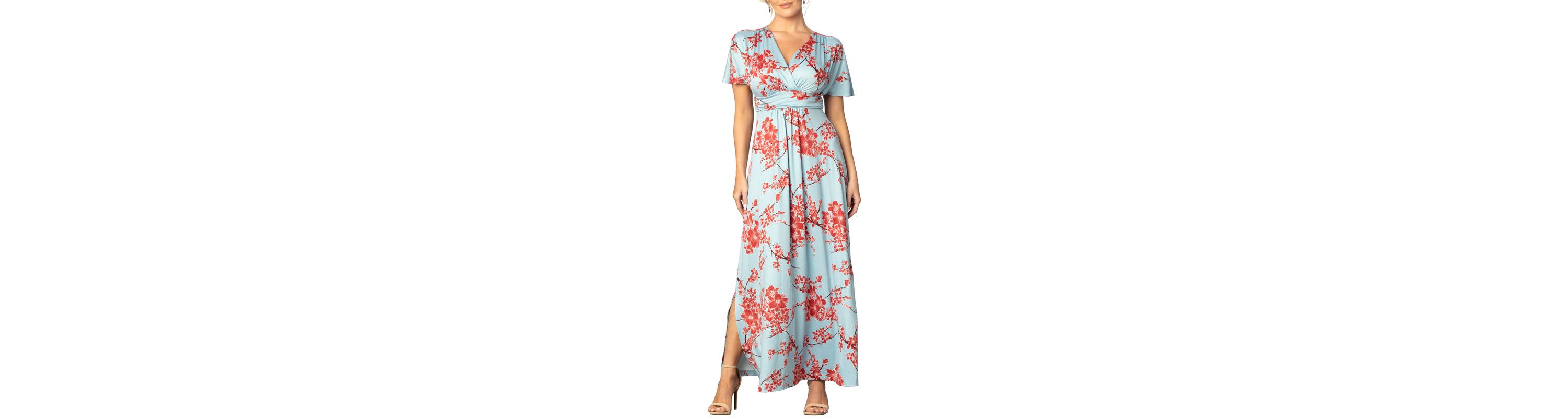 Womens Vienna Kimono Sleeve Long Maxi Dress