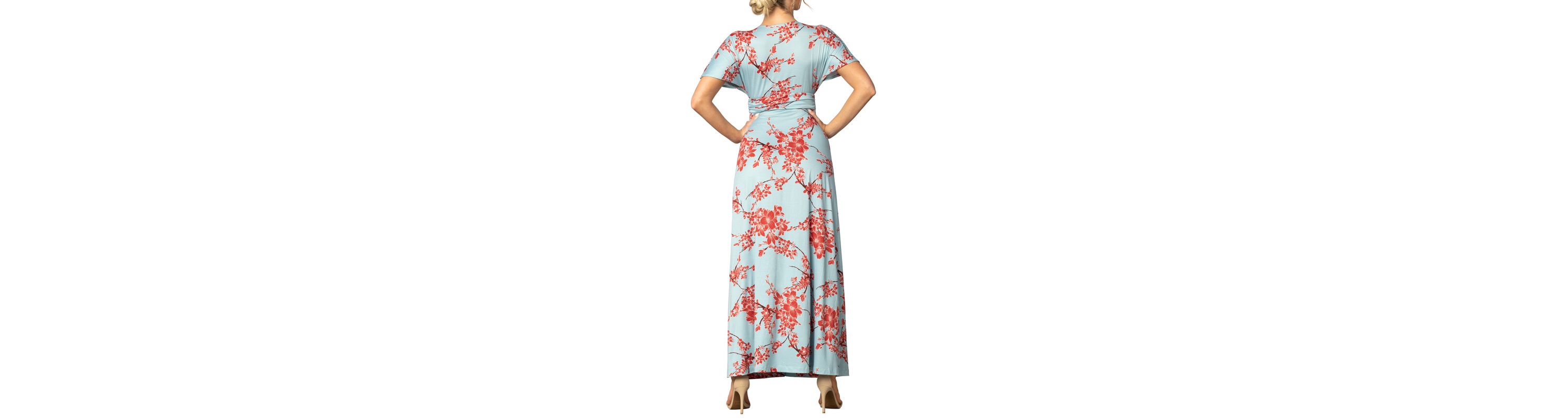 Womens Vienna Kimono Sleeve Long Maxi Dress