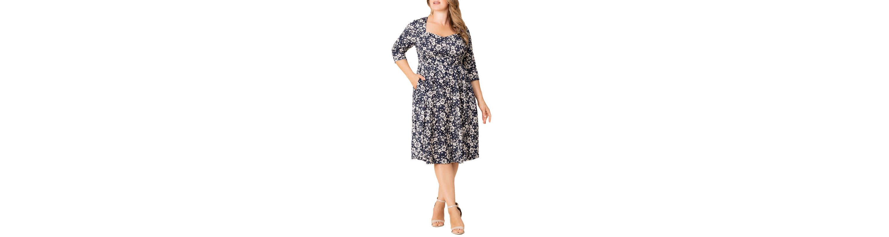 Womens Plus Size Royal Sweetheart Cocktail Dress