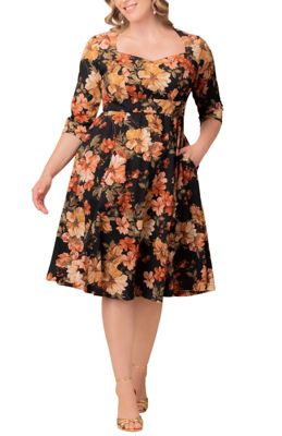 KIYONNA Women's Plus Size Royal Sweetheart Cocktail Dress, 3X