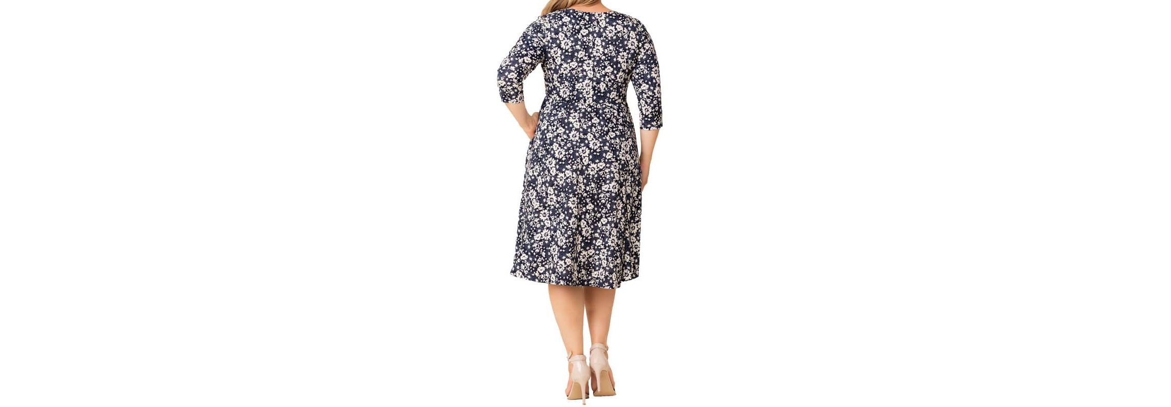 Womens Plus Size Royal Sweetheart Cocktail Dress