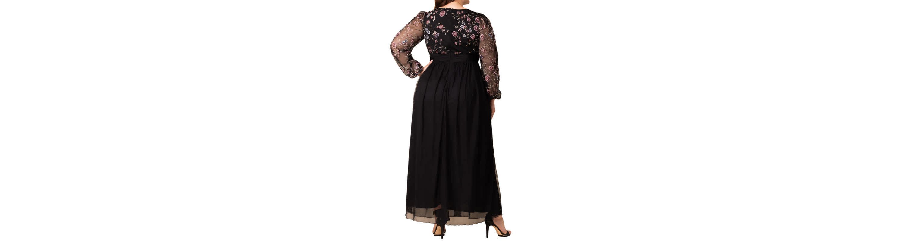 Womens Plus Size Eternal Mixed Media Evening Gown