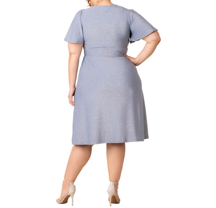Womens Plus Size Crystal Cove Cocktail Dress with Pockets
