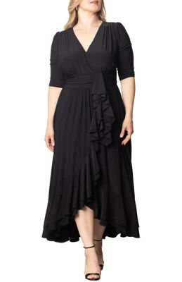 KIYONNA Women's Plus Size Veronica Ruffle Evening Gown, 4X