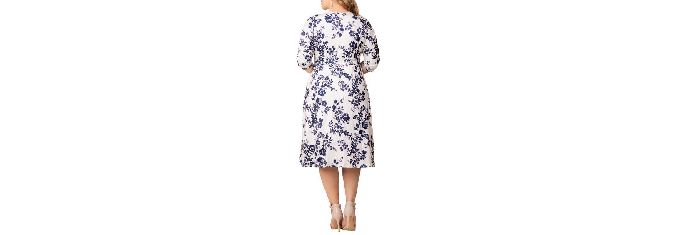 Womens Plus Size Gabriella A-Line Dress with Pockets
