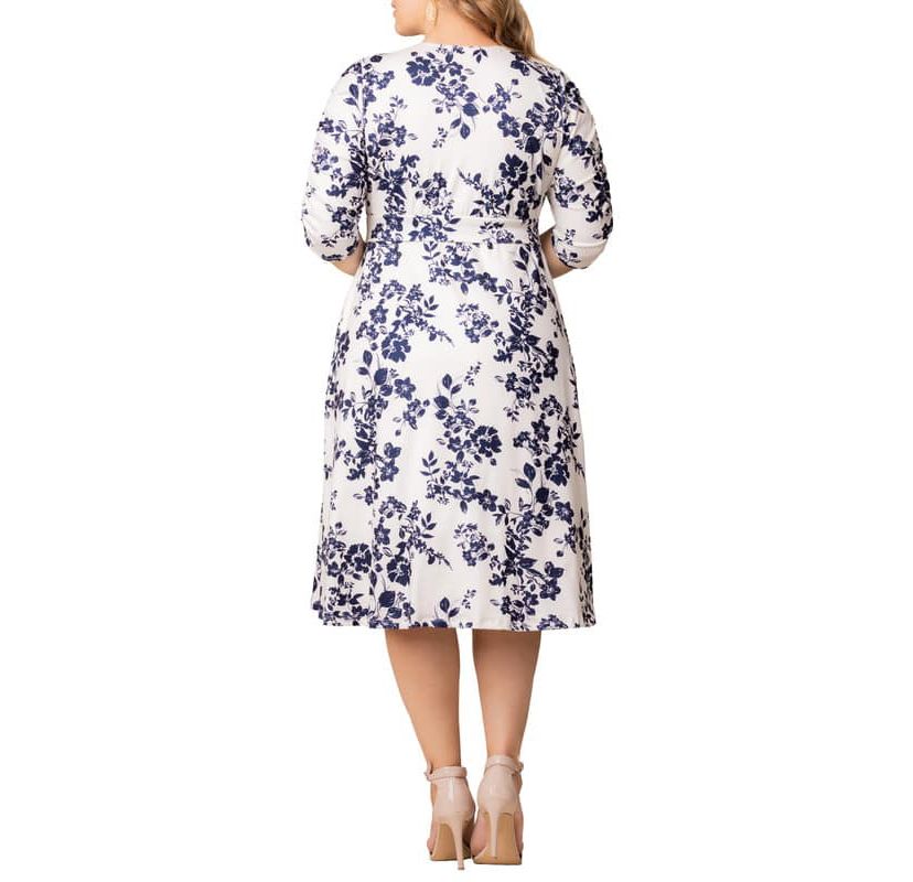 Womens Plus Size Gabriella A-Line Dress with Pockets