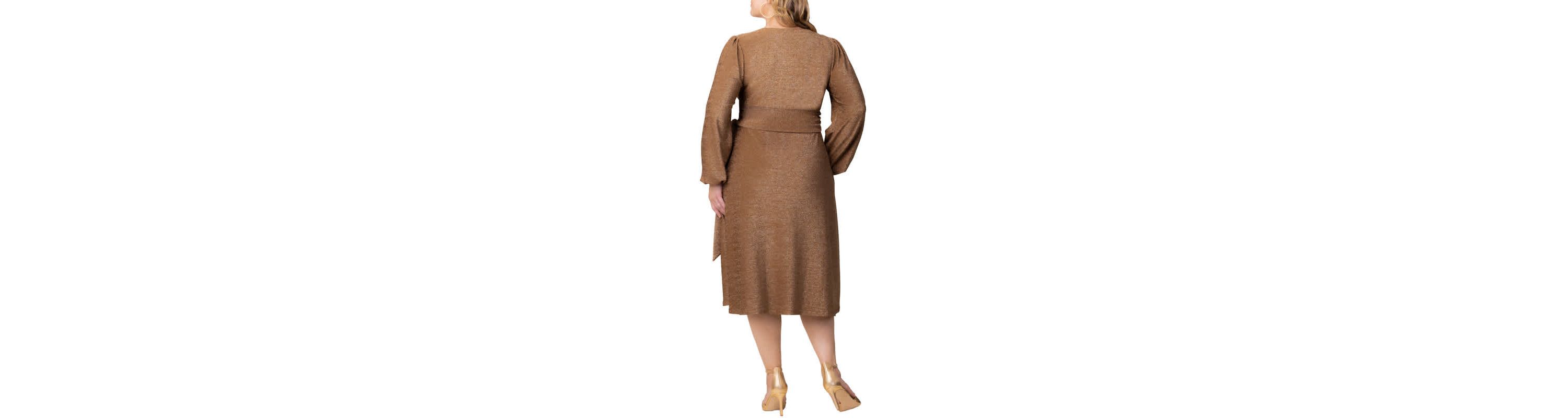 Womens Plus Size Socialite Sweetheart Wrap Dress
