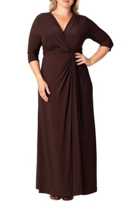 KIYONNA Women's Plus Size Evening Romance Column Gown, 3XL
