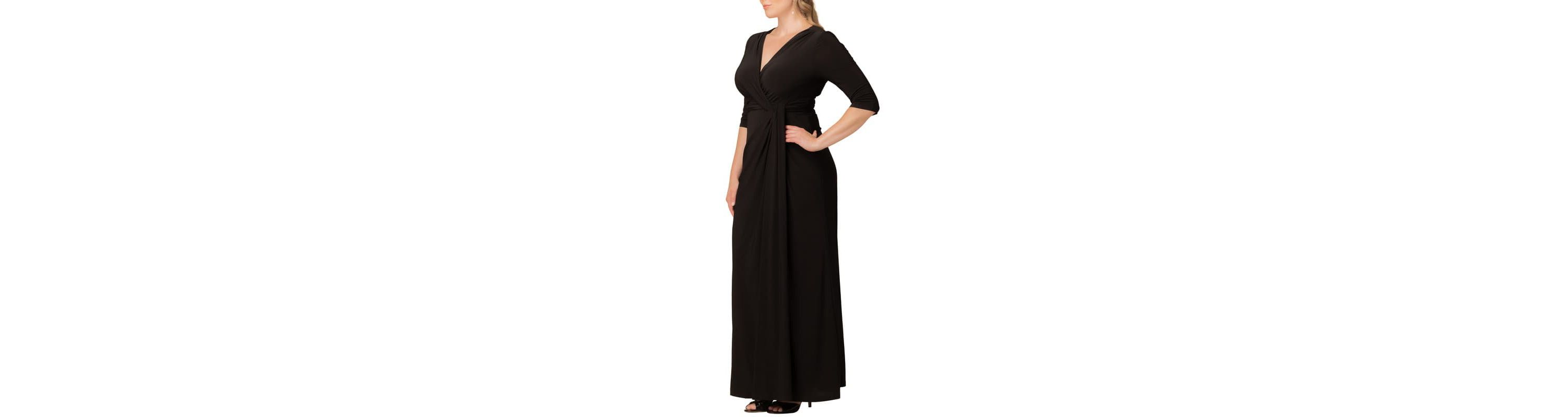 Womens Plus Size Evening Romance Column Gown
