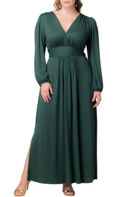 KIYONNA Women's Plus Size Kelsey Long Sleeve Maxi Dress