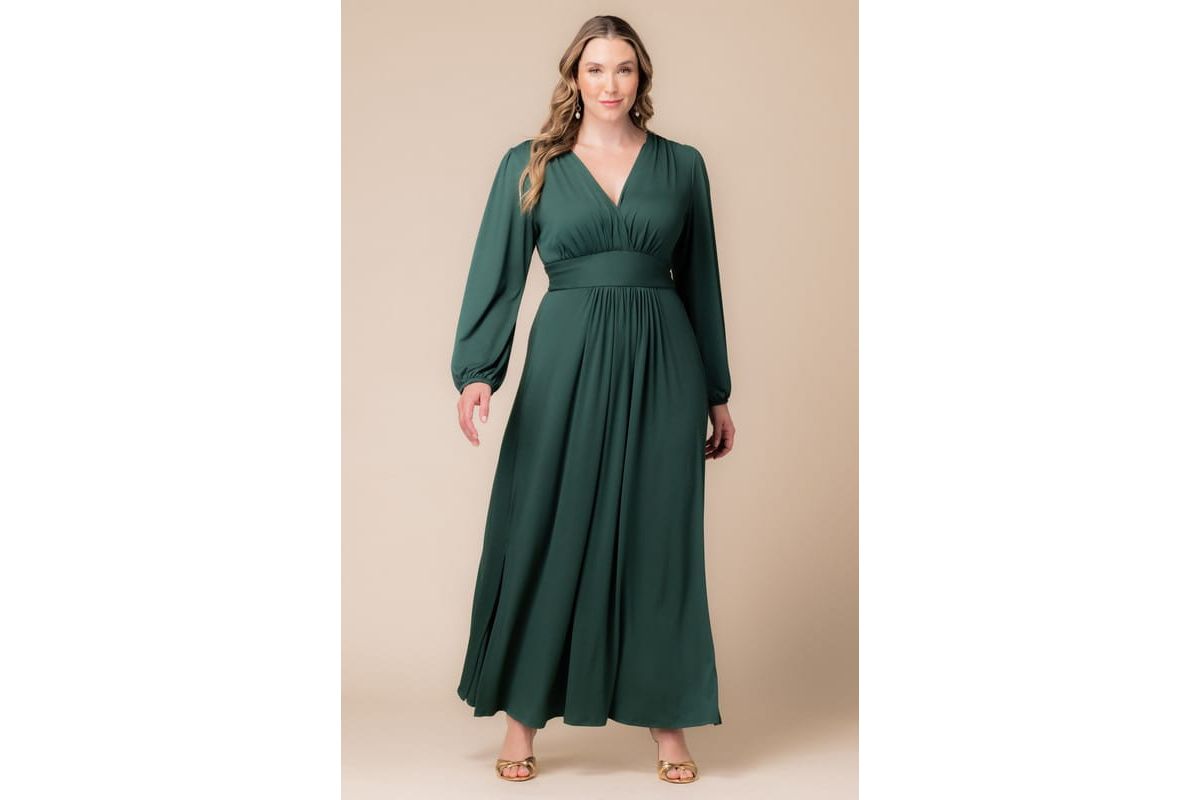 Plus Size Kelsey Long Sleeve Maxi Dress
