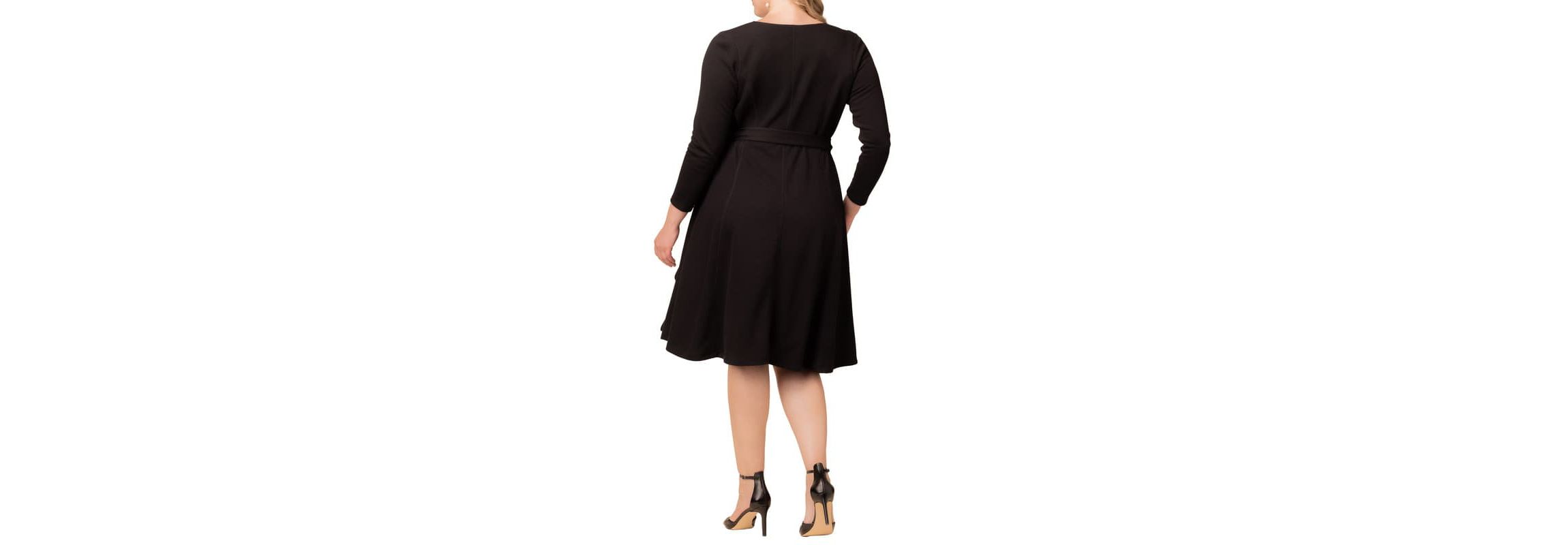 Womens Plus Size London Sweater Knit Wrap Dress