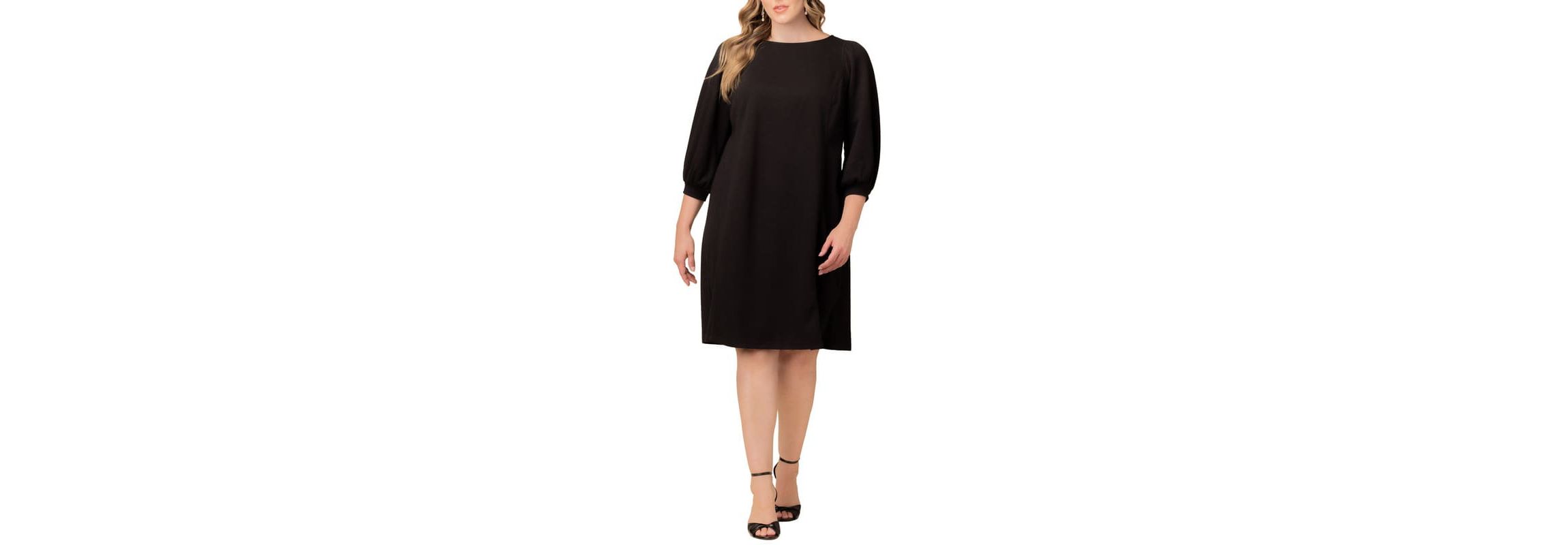 Womens Plus Size Madison Sweater Knit Shift Dress