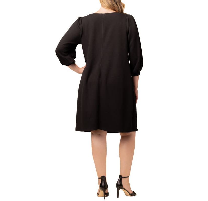 Womens Plus Size Madison Sweater Knit Shift Dress
